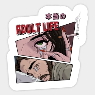 Adult Life Sticker